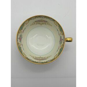 Vintage Noritake Original "Gloria" Pattern 1940s 8 Footed Tea/Coffee Cups 3-3/4"